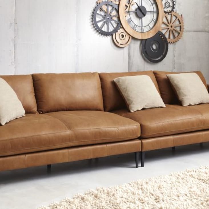 Maisons Du Monde Hipster - Reloj Industrial Bicolor 145x109 Cm