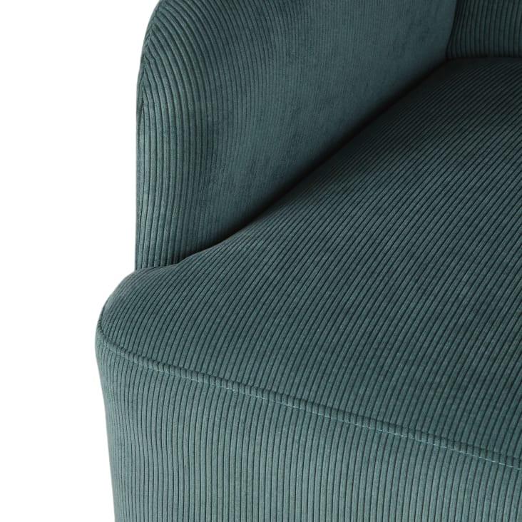 Maisons Du Monde Honey - Sillón De Terciopelo Verde Caqui