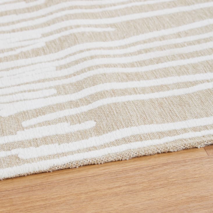 Maisons Du Monde Hova - Alfombra Blanca De 160x230 Cm