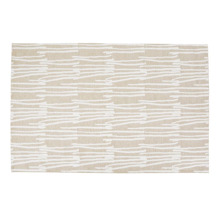Maisons du Monde Hova - Alfombra blanca de 160x230 cm
