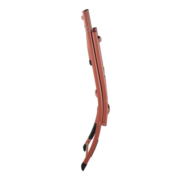 Maisons Du Monde Hurghada - Tumbona De Aluminio Y Tela Plastificada Terracota