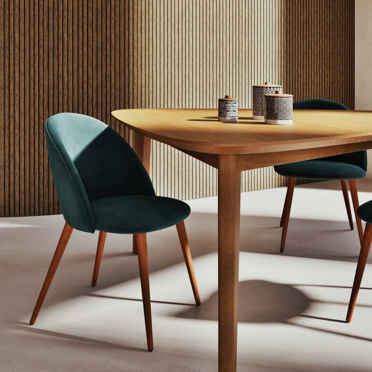Maisons Du Monde ICHIBAN - Tarro De Arcilla Con Motivos Decorativos Gráficos Y Acacia Alt.11