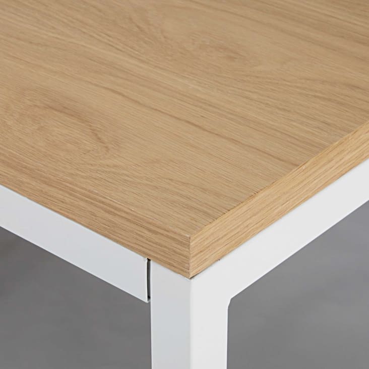 Maisons Du Monde Igloo - Mesa Alta De Metal Blanco L.120