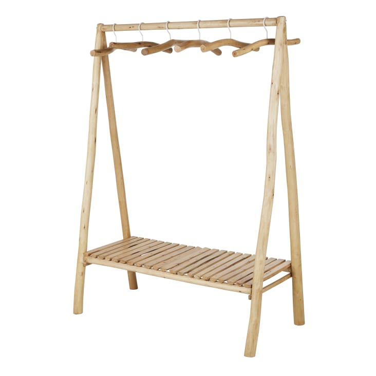 Maisons Du Monde Ikast - Perchero De Eucalipto Con 6 Perchas