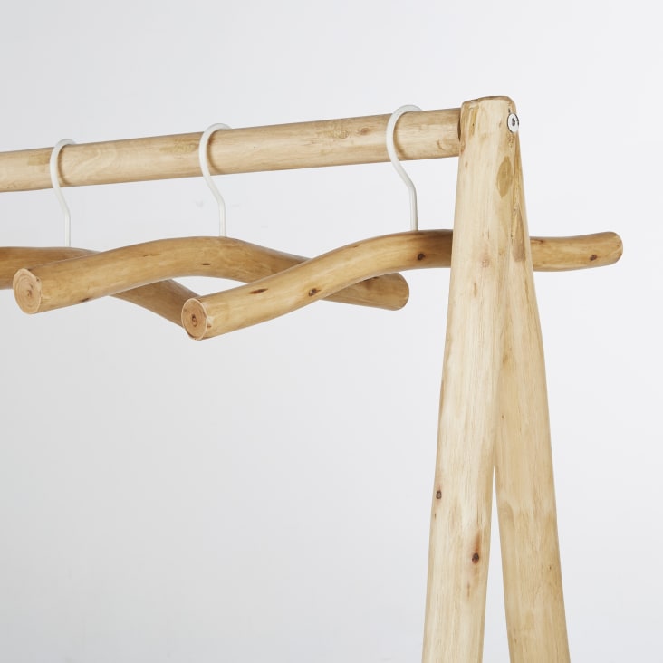 Maisons Du Monde Ikast - Perchero De Eucalipto Con 6 Perchas