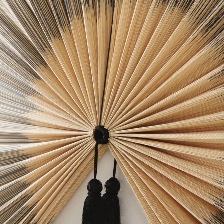 Maisons Du Monde IKUYO - Decoración De Pared Abanico De Bambú Bicolor 138x112