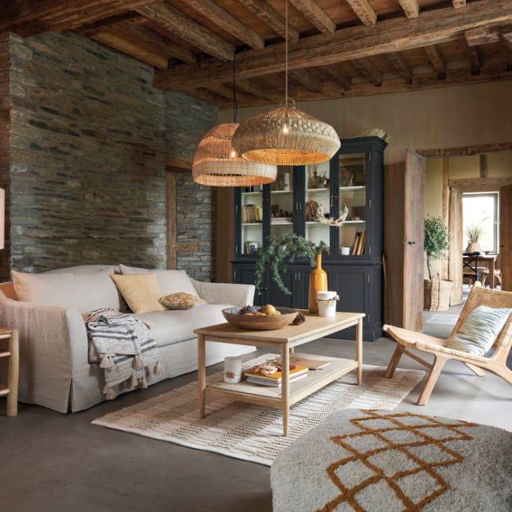 Maisons Du Monde Ionesco - Vajillero Con 8 Puertas Color Gris Antracita