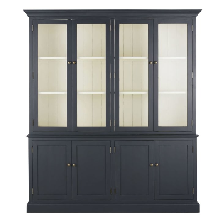 Maisons du Monde Ionesco - Vajillero con 8 puertas color gris antracita