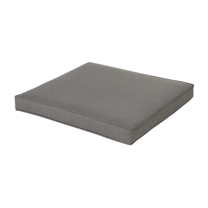 Maisons Du Monde Isola - Cojín Para Puf De Jardín Gris Oscuro