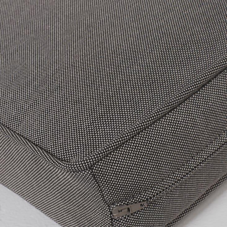 Maisons Du Monde Isola - Cojín Para Puf De Jardín Gris Oscuro