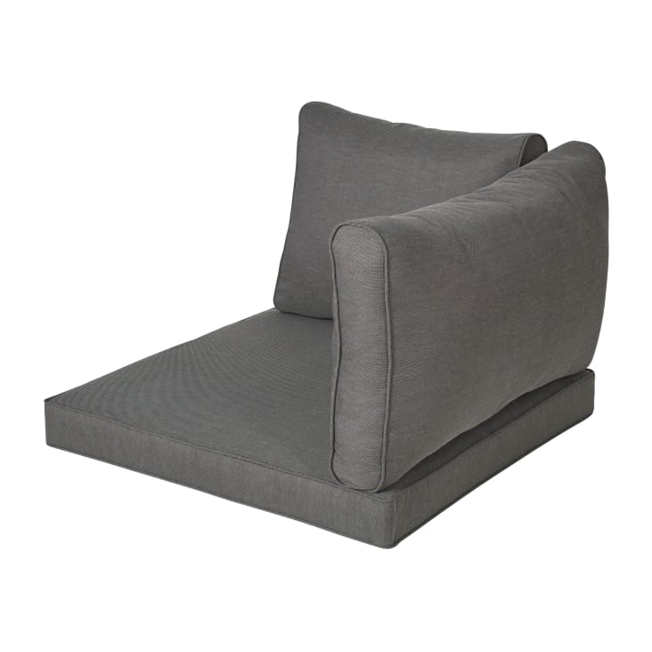 Maisons Du Monde Isola - Cojines Para Módulo Esquinero De Jardín Gris Oscuro