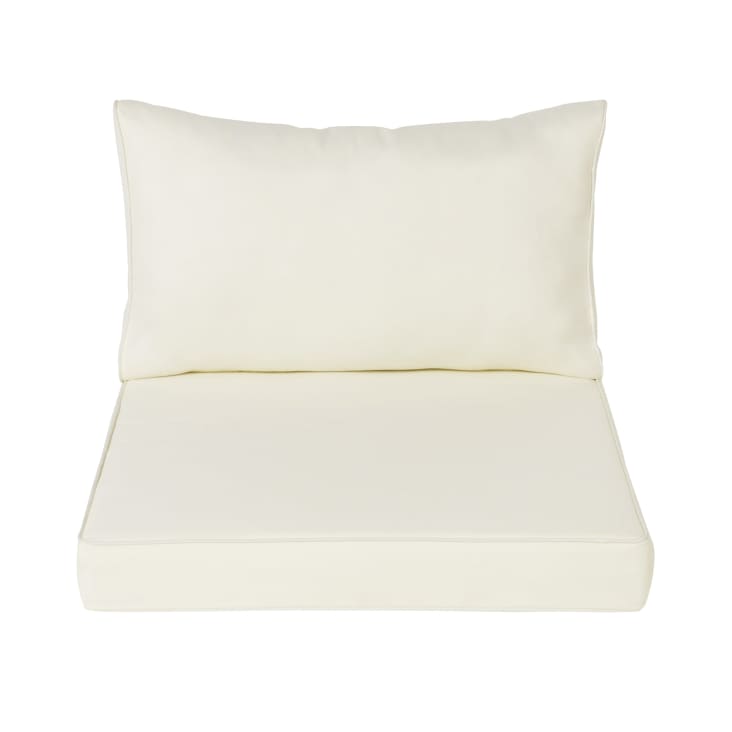 Maisons du Monde Isola - Cojines para módulo sin brazos de jardín blancos L74