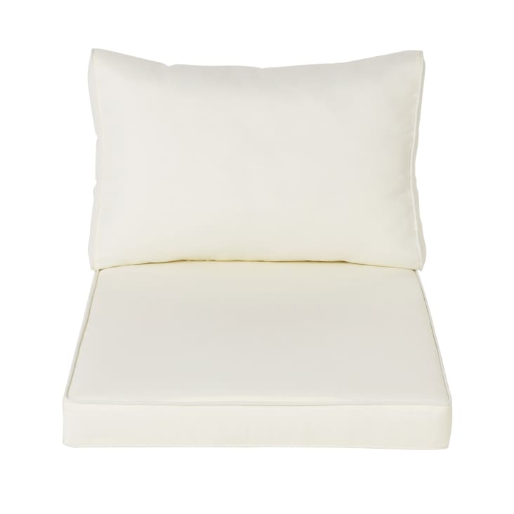 Maisons du Monde Isola - Cojines para sillón de jardín blancos L63