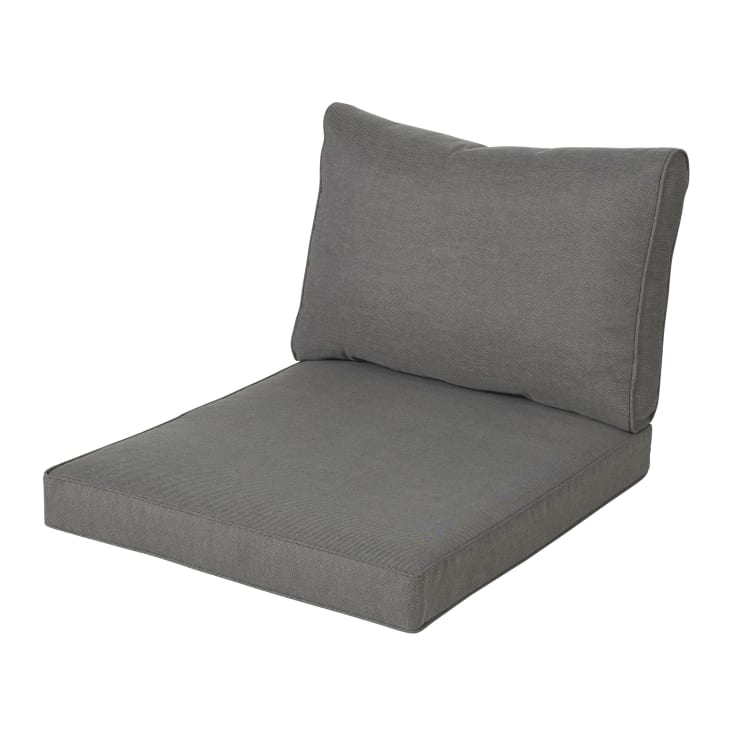 Maisons Du Monde Isola - Cojines Para Sillón De Jardín Gris Oscuro