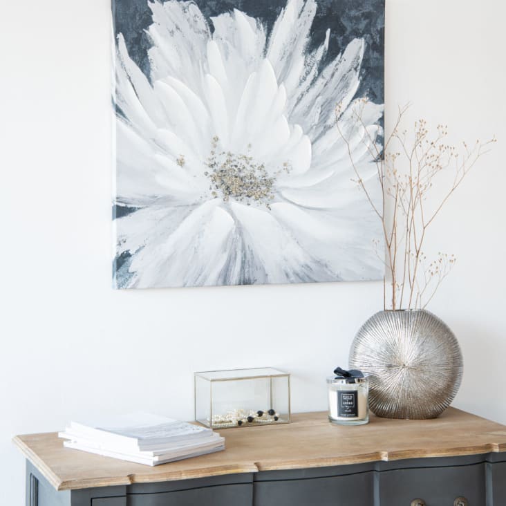 Maisons Du Monde Jarrón Caracola De Gres Plateado Alt.27