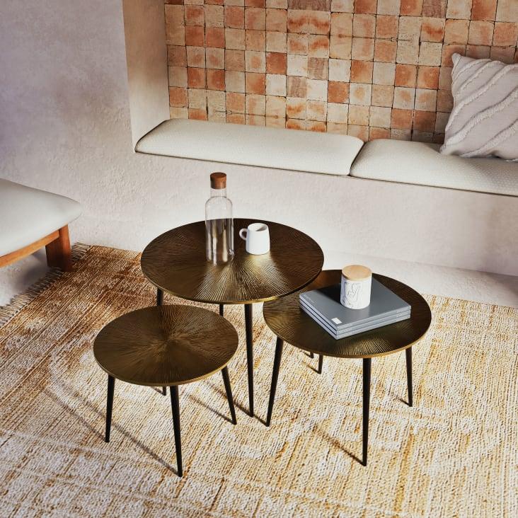 Maisons Du Monde JASMINA - Alfombra Kilim Tejido De Yute Y Algodón Beige 160x230