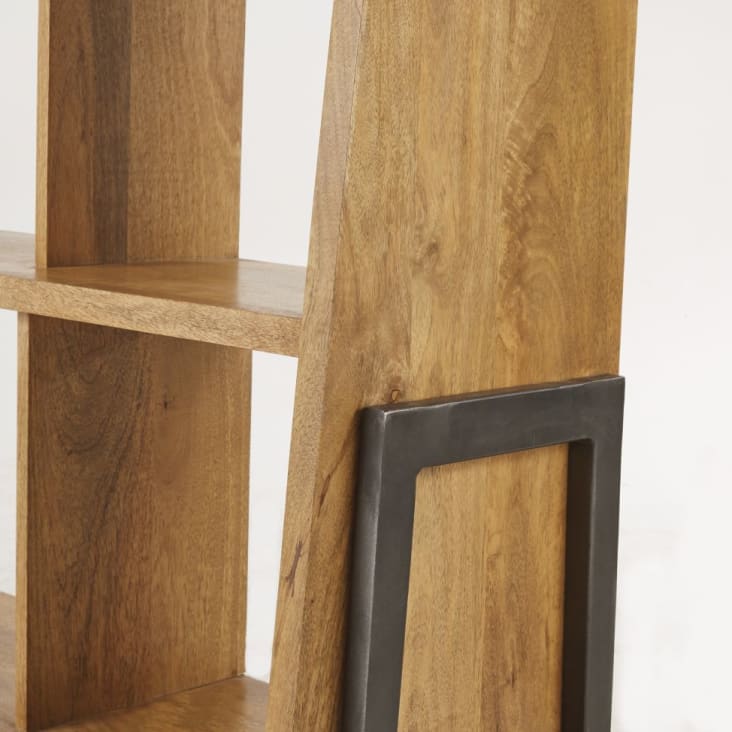 Maisons Du Monde Jerry - Biblioteca De Mango Y Metal Negro
