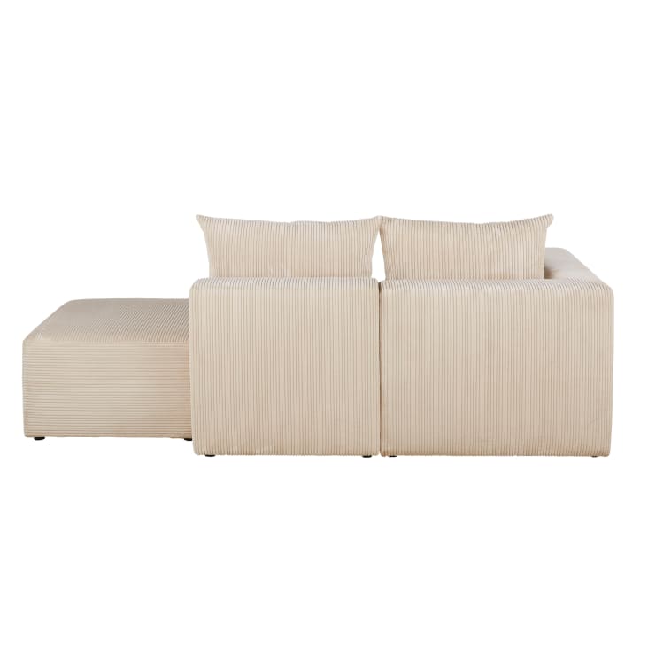 Maisons Du Monde Jill - Sofá De 2/3 Plazas De Pana Beige