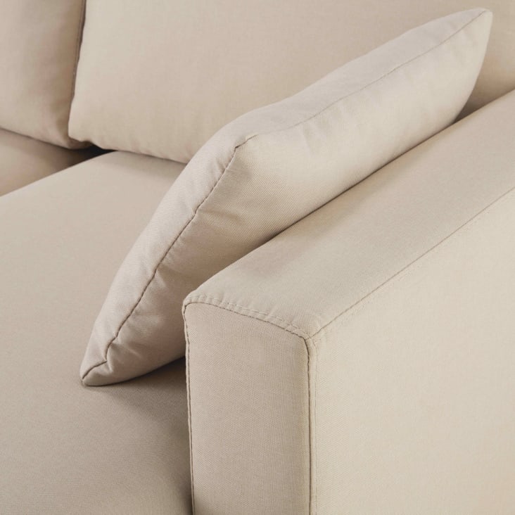 Maisons Du Monde Joey - Sofá Esquinero De 3/4 Plazas Beige