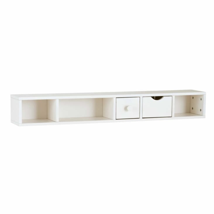 Maisons Du Monde Joy - Módulo Organizativo Blanco Para Escritorio Con 2 Cajones