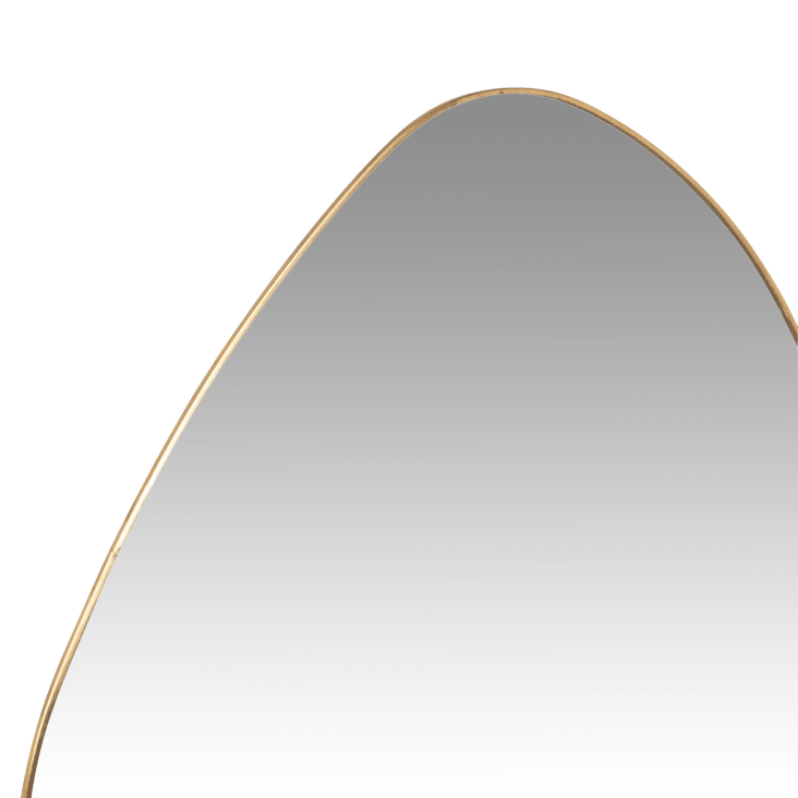 Maisons Du Monde Judi - Espejo Irregular De Metal Dorado 42 X 42