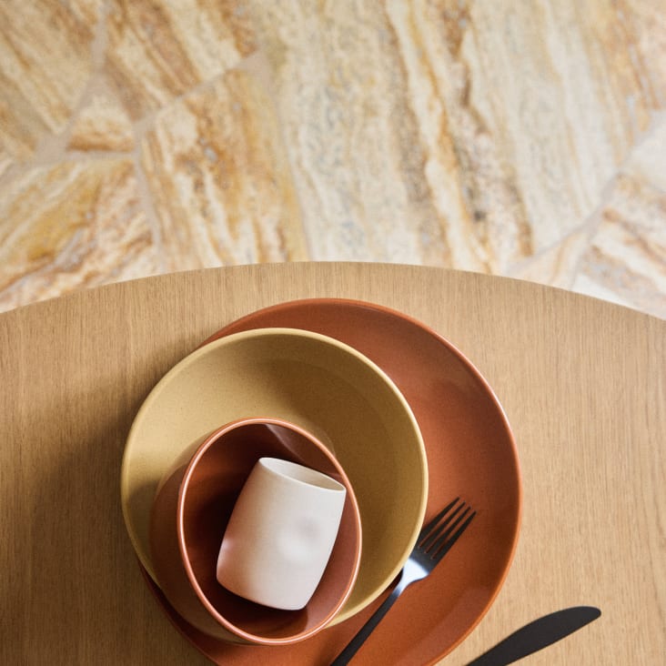 Maisons Du Monde Juego De 4cucharillas De Postre De Acero Inoxidable Negro