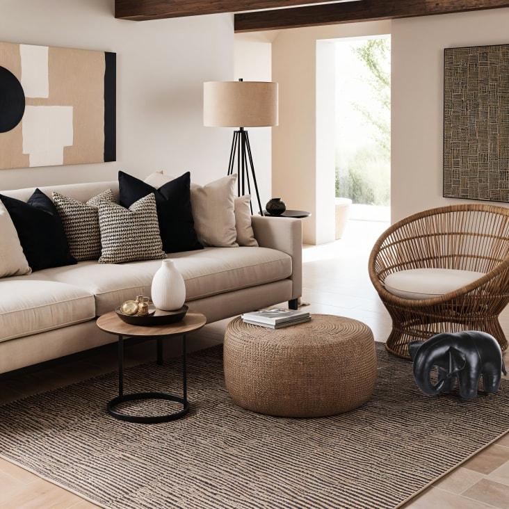 Maisons Du Monde JULIAN - Estatua De Elefante Negro Alt. 45