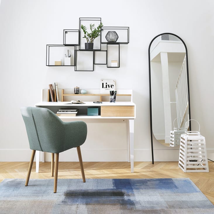 Maisons Du Monde Kara - Escritorio Con 1 Cajón Blanco