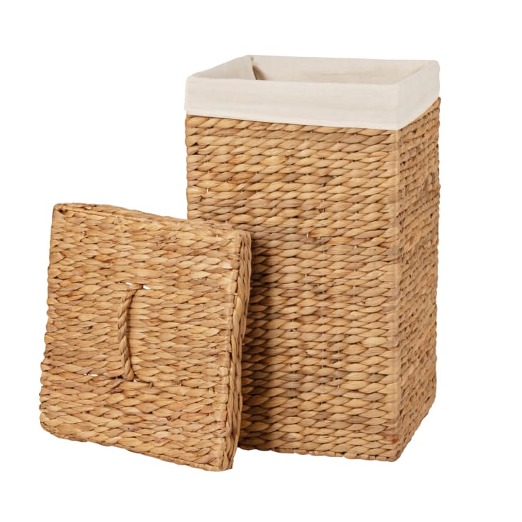 Maisons Du Monde Karl - Cesta De Ropa De Jacinto De Agua De 55 Cm De Alto