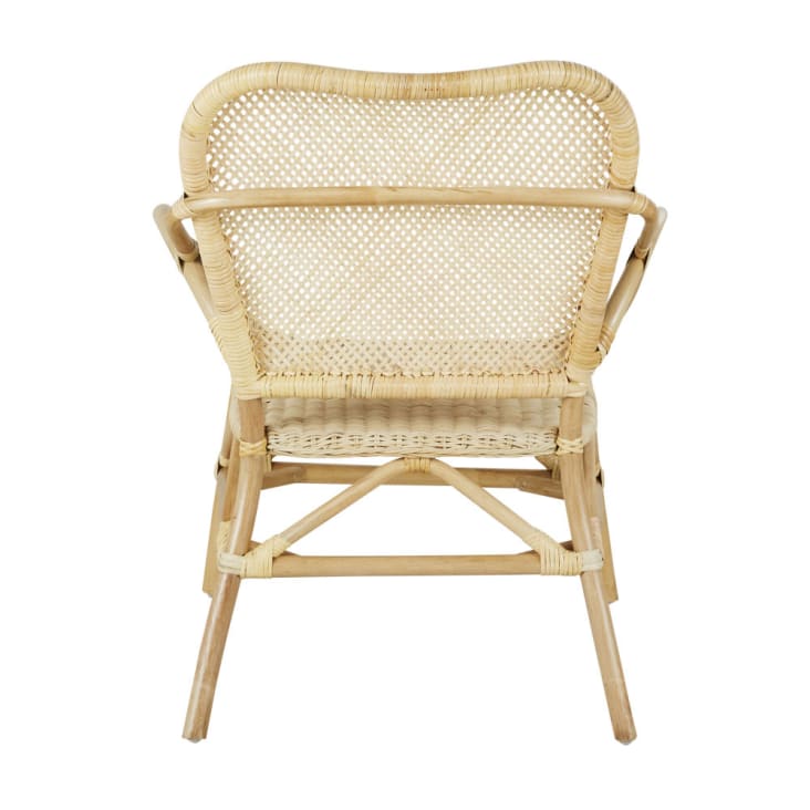 Maisons Du Monde Kintamini Business - Silla De Comedor Profesional De Ratán Beige