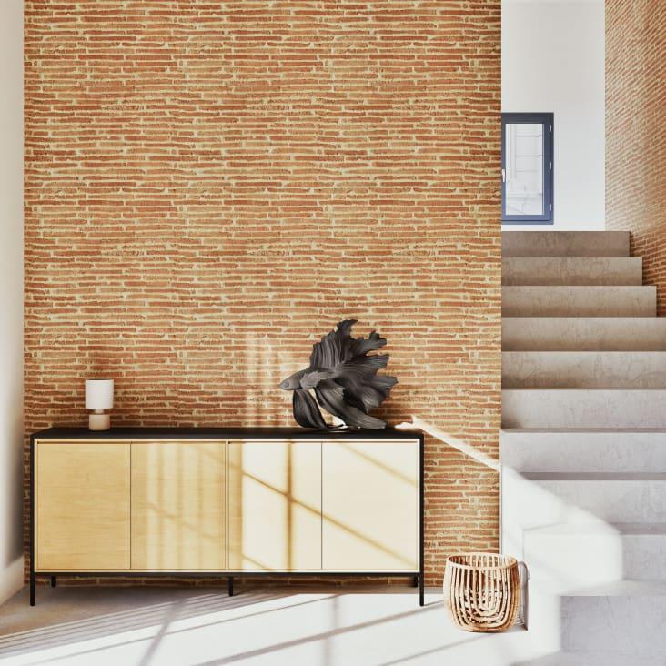 Maisons Du Monde KOHANA - Estatua De Pez Negro Mate Alt.56