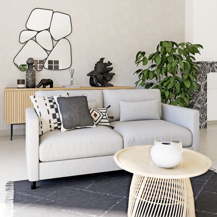 Maisons Du Monde KOHANA - Estatua De Pez Negro Mate Alt.56