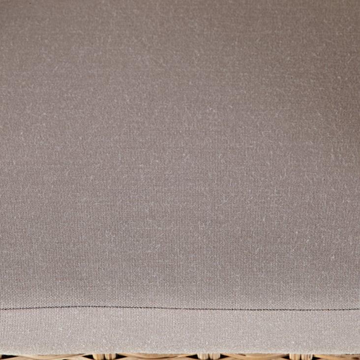 Maisons Du Monde Kuta - Silla De Jardín De Resina Trenzada Y Acacia Maciza