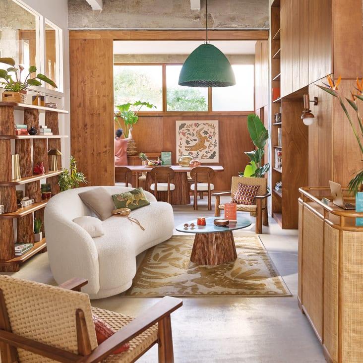 Maisons Du Monde KYOTO - Lámpara Cónica De Metal Dorado