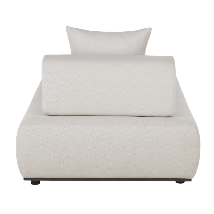 Maisons Du Monde Lazaro - Chaise Longue De Exterior De Fibra De Poliolefina Gris Perlado