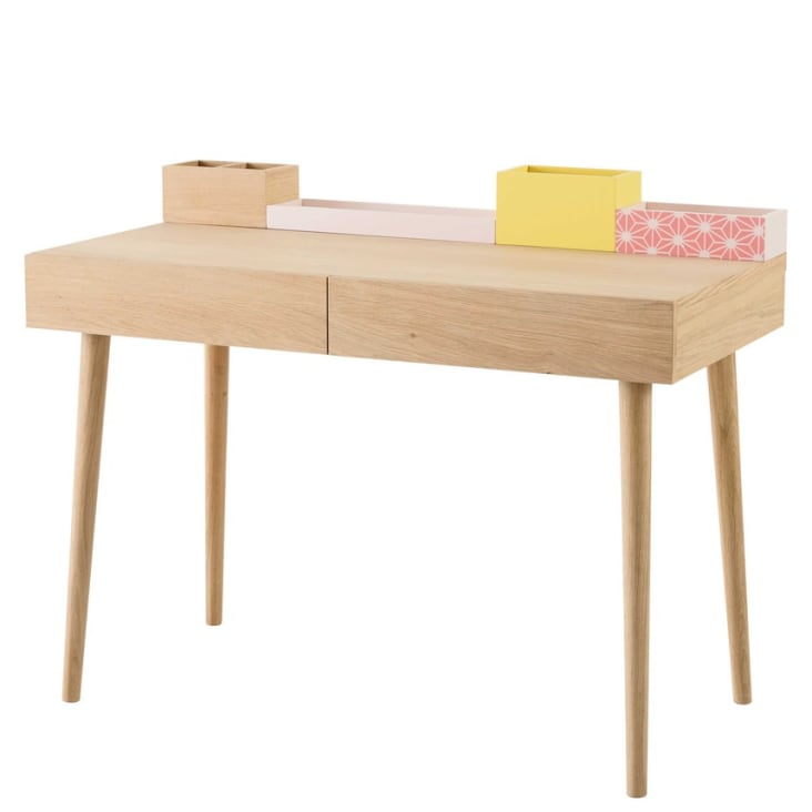 Maisons Du Monde Lea - Escritorio Vintage Infantil Con 2 Cajones