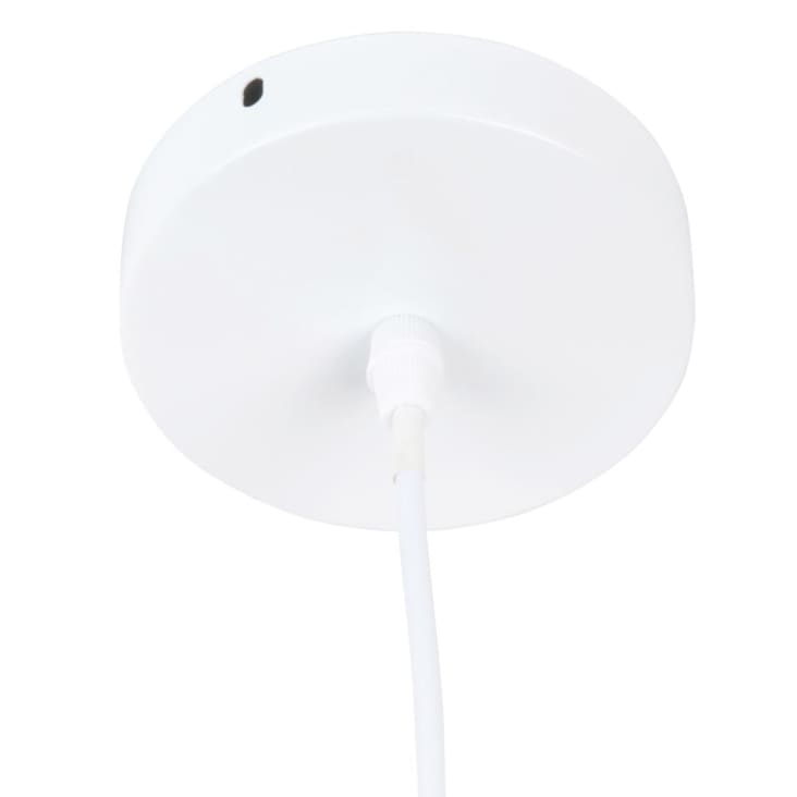 Maisons Du Monde Leaf - Lámpara De Techo De Mimbre Efecto Hojas Color Crudo