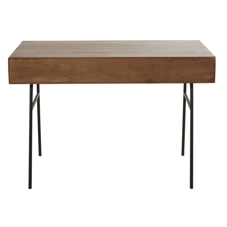 Maisons Du Monde Lenox - Escritorio Vintage De Mango Macizo Y Metal