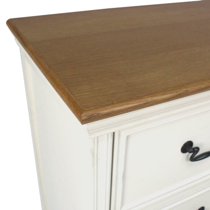 Maisons Du Monde Léontine - Cómoda Doble Con 6 Cajones Color Crema