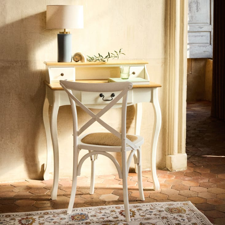 Maisons Du Monde Léontine - Escritorio-secreter Color Crema