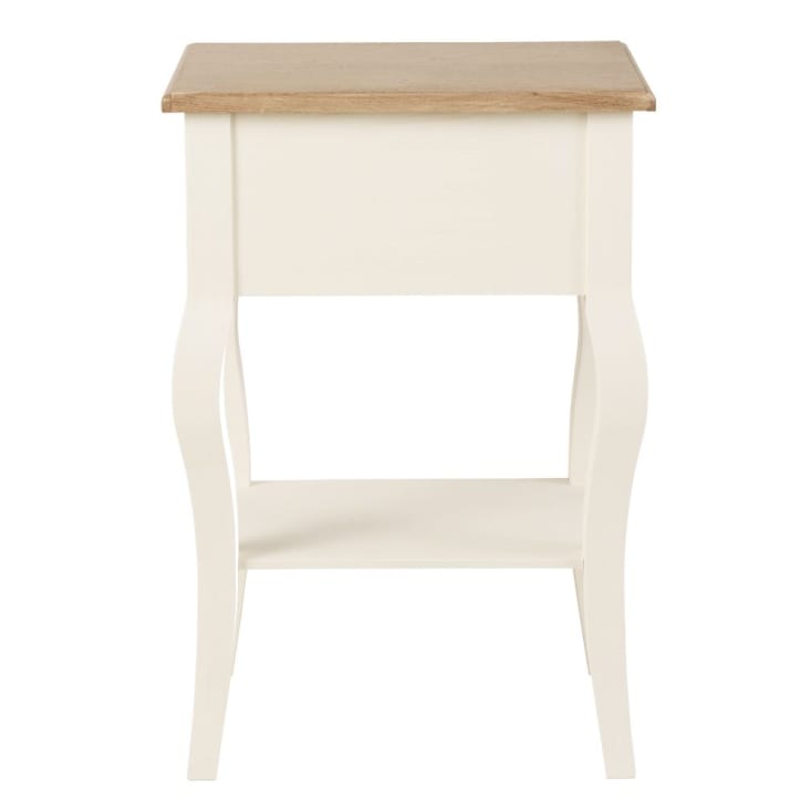 Maisons Du Monde Léontine - Mesita De Noche Con 1 Cajón Crema