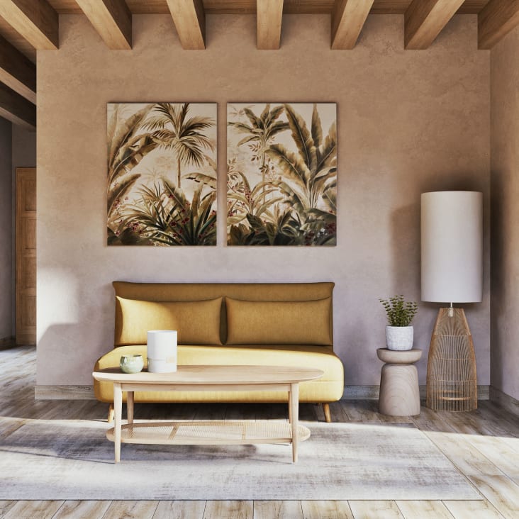 Maisons Du Monde Lienzos Con Paisaje Tropical 160x100 (x2)