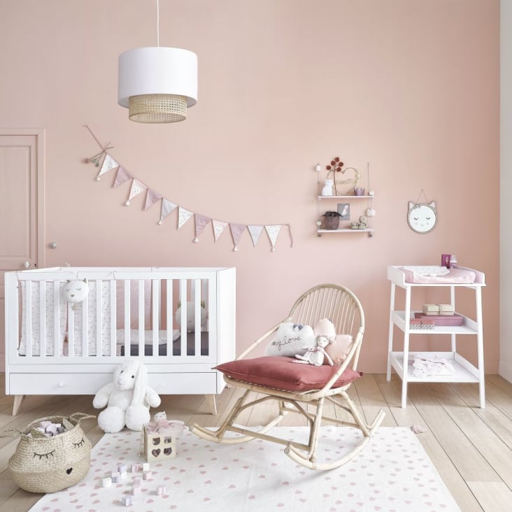 Maisons Du Monde LILA - Espejo Gato Rosa Y Dorado Alt. 29