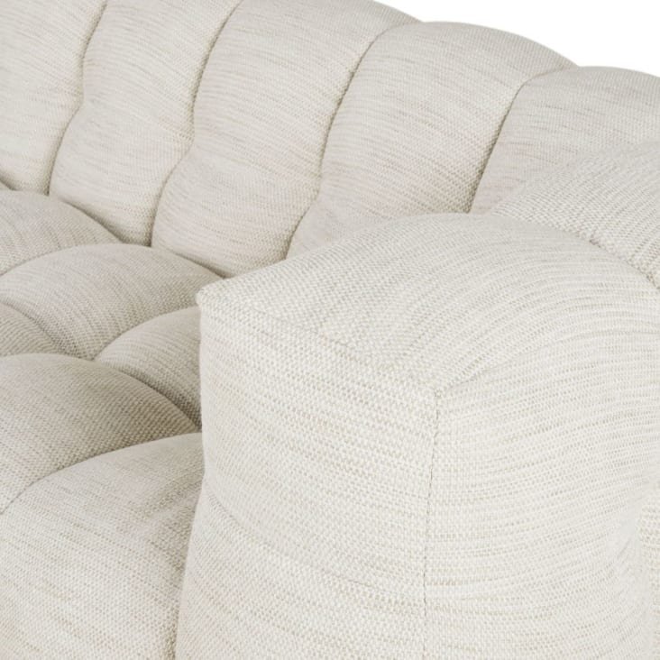 Maisons Du Monde Lilo - Sofá Esquinero Izquierdo De 4/5 Plazas Color Arena