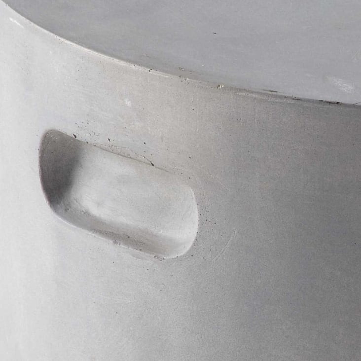 Maisons Du Monde Lima - Mesa Auxiliar Con Acabado De Cemento