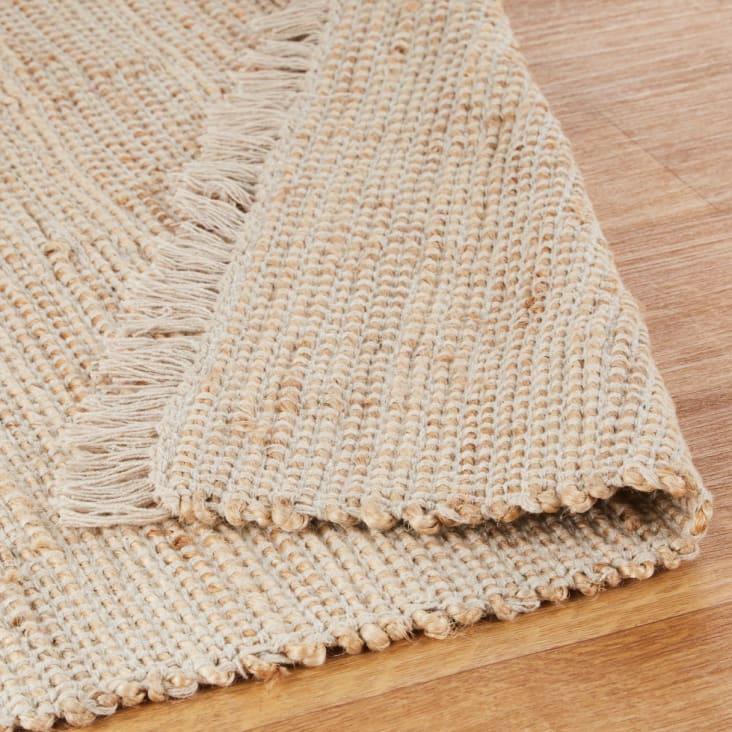 Maisons Du Monde LODGE - Alfombra De Algodón Reciclado Y Yute De 120 X 180