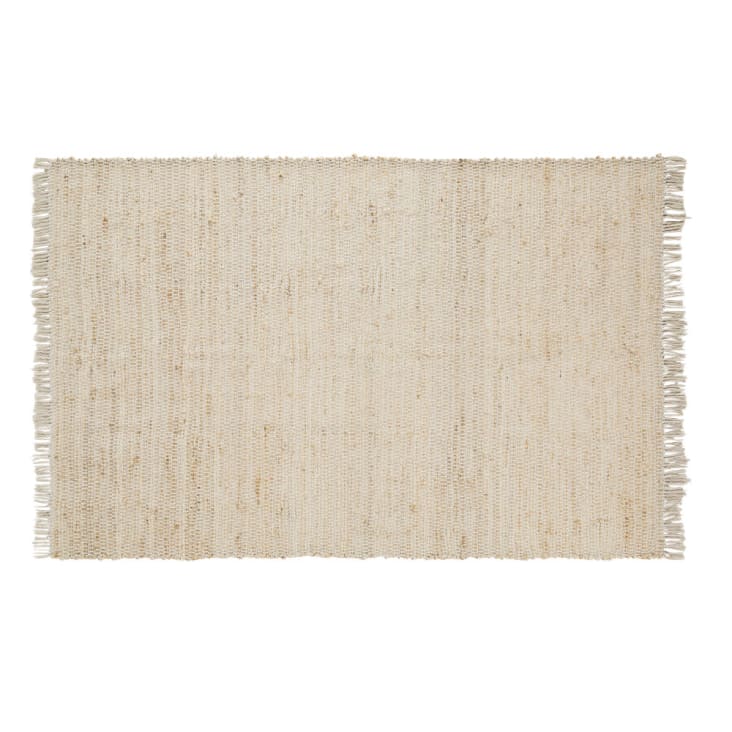 Maisons du Monde LODGE - Alfombra de algodón reciclado y yute de 120 x 180