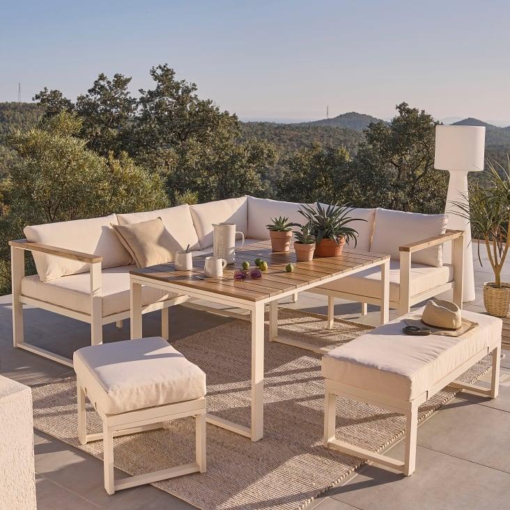 Maisons Du Monde LODGE - Lámpara De Pie De Exterior Blanca Alt.138