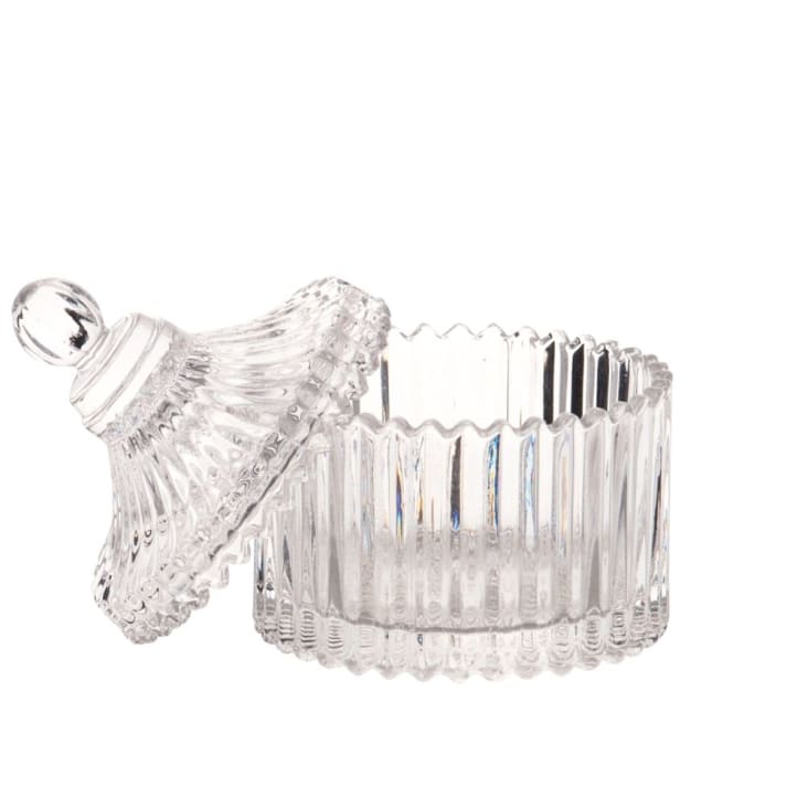 Maisons Du Monde Lote De 2 - Bombonera Pequeña De Cristal Clásico