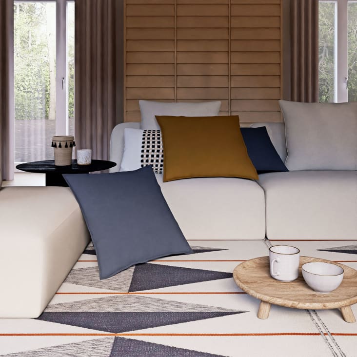 Maisons Du Monde Lote De 2 - Cuenco De Cerámica Gris Claro